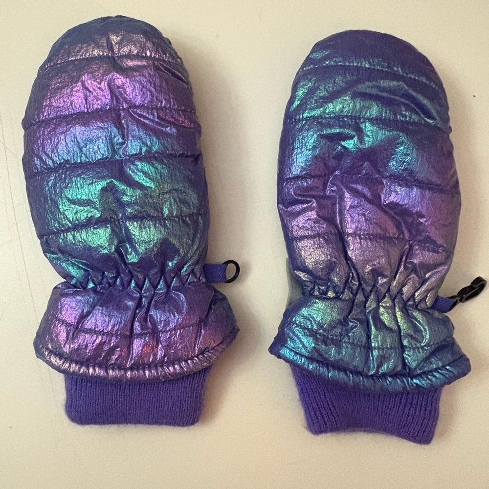 Girls 3M Iridescent Winter mittens